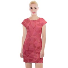 Triangle Background Abstract Cap Sleeve Bodycon Dress by Mariart