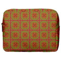 Western Pattern Backdrop Make Up Pouch (large) by Mariart