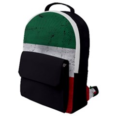 Flag Patriote Quebec Patriot Red Green White Grunge Separatism Flap Pocket Backpack (small) by Quebec
