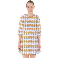 Sunflower Wrap Smock Dress by Mariart