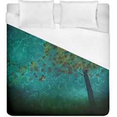 Tree In The Wind Duvet Cover (king Size) by WensdaiAmbrose