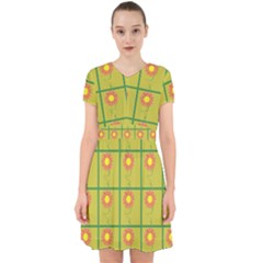 Sunflower Pattern Adorable In Chiffon Dress by Alisyart