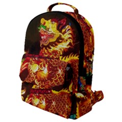 Dragon Lights Flap Pocket Backpack (small) by Riverwoman