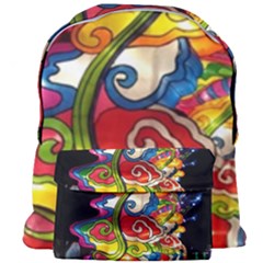 Dragon Lights Centerpiece Giant Full Print Backpack by Riverwoman