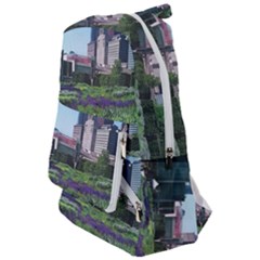 Lurie Garden Salvia River Travelers  Backpack by Riverwoman