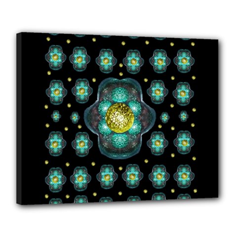Light And Love Flowers Decorative Canvas 20  X 16  (stretched) by pepitasart
