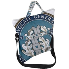 Seal Of United States Navy Judge Advocate General s Corps Fold Over Handle Tote Bag by abbeyz71