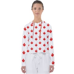 Maple Leaf Canada Emblem Country Women s Slouchy Sweat by Mariart
