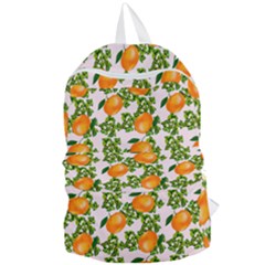 Citrus Tropical Orange Pink Foldable Lightweight Backpack by snowwhitegirl