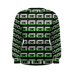 Green Cassette Women s Sweatshirt by snowwhitegirl