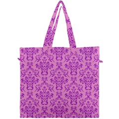 Victorian Paisley Pink Canvas Travel Bag by snowwhitegirl