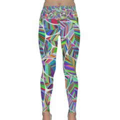Leaves Leaf Nature Ecological Lightweight Velour Classic Yoga Leggings by Mariart
