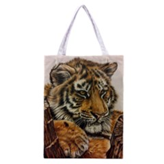 Tiger Cub  Classic Tote Bag by ArtByThree
