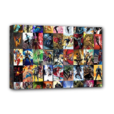 Comic Book Images Deluxe Canvas 18  X 12  (stretched) by Sudhe