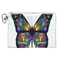 Abstract Animal Art Butterfly Canvas Cosmetic Bag (xl) by Sudhe