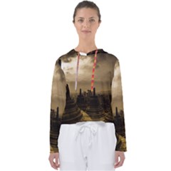 Borobudur Temple  Indonesia Women s Slouchy Sweat by Sudhe