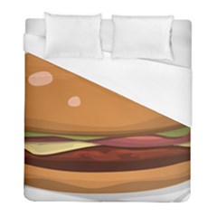 Hamburger Cheeseburger Burger Lunch Duvet Cover (full/ Double Size) by Sudhe