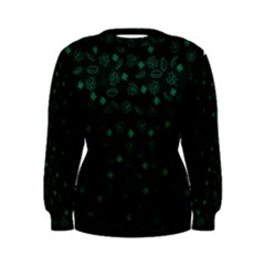 St Patricks Day Pattern Women s Sweatshirt by Valentinaart