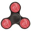 A-Ok Perfect handsign MAGA Pro-Trump Patriot on pink background Finger Spinner View1