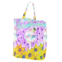 Artificial Substitution Giant Grocery Tote by okhismakingart