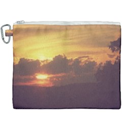 Early Sunset Canvas Cosmetic Bag (xxxl) by okhismakingart
