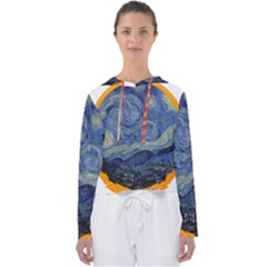 The Starry Night Starry Night Over The Rhne Pain Women s Slouchy Sweat by Sudhe