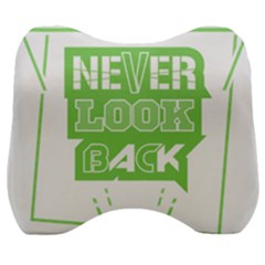 Never Look Back Velour Head Support Cushion by Melcu