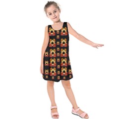 Sweets And  Candy As Decorative Kids  Sleeveless Dress by pepitasart