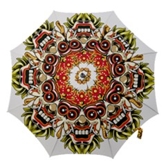 Bali Barong Mask Euclidean Vector Chiefs Face Hook Handle Umbrellas (medium) by Sudhe