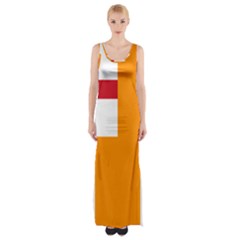 Flag Of The Orange Order Maxi Thigh Split Dress by abbeyz71