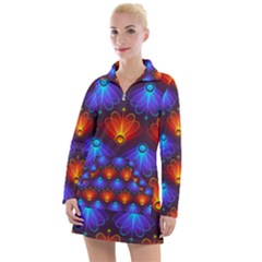 Background Colorful Abstract Women s Hoodie Dress by HermanTelo