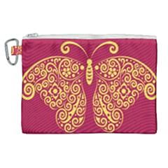 Butterfly Insect Bug Decoration Canvas Cosmetic Bag (xl) by HermanTelo