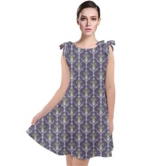 Seamless Pattern Background Fleu Tie Up Tunic Dress by HermanTelo