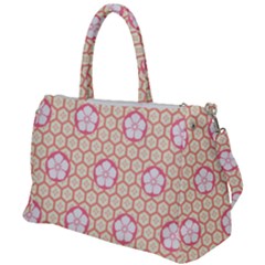 Floral Design Seamless Wallpaper Duffel Travel Bag by HermanTelo