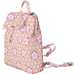 Floral Design Seamless Wallpaper Buckle Everyday Backpack by HermanTelo