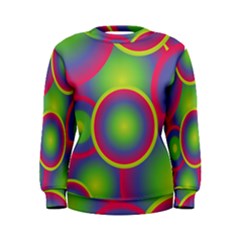 Background Colourful Circles Women s Sweatshirt by HermanTelo