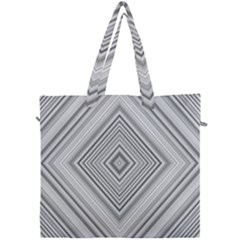Black White Grey Pinstripes Angles Canvas Travel Bag by HermanTelo
