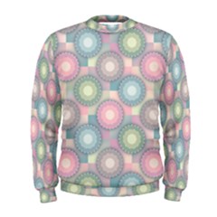 Seamless Pattern Pastels Background Men s Sweatshirt by HermanTelo