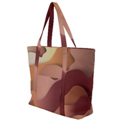 Autumn Copper Gradients Zip Up Canvas Bag by HermanTelo