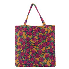Roses  Grocery Tote Bag by BubbSnugg