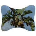 Palm Tree Velour Seat Head Rest Cushion View1