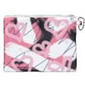 Heart Abstract Canvas Cosmetic Bag (XXL) View2
