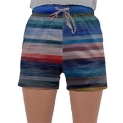 Background Horizontal Lines Sleepwear Shorts by HermanTelo