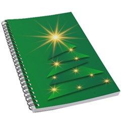 Christmas Tree Green 5 5  X 8 5  Notebook by HermanTelo