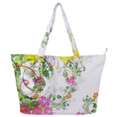 Flowers Floral Full Print Shoulder Bag by HermanTelo