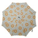 Stamping Pattern Yellow Hook Handle Umbrellas (Small) View1