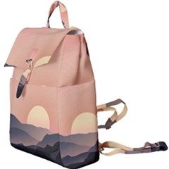 Sunset Sky Sun Graphics Buckle Everyday Backpack by HermanTelo