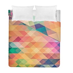 Texture Triangle Duvet Cover Double Side (full/ Double Size) by HermanTelo