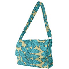 Leaves Dried Full Print Messenger Bag by Mariart