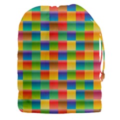 Background Colorful Abstract Drawstring Pouch (xxxl) by Bajindul